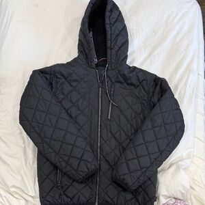 Hawke & Co Black Quilted Puffer Jacket